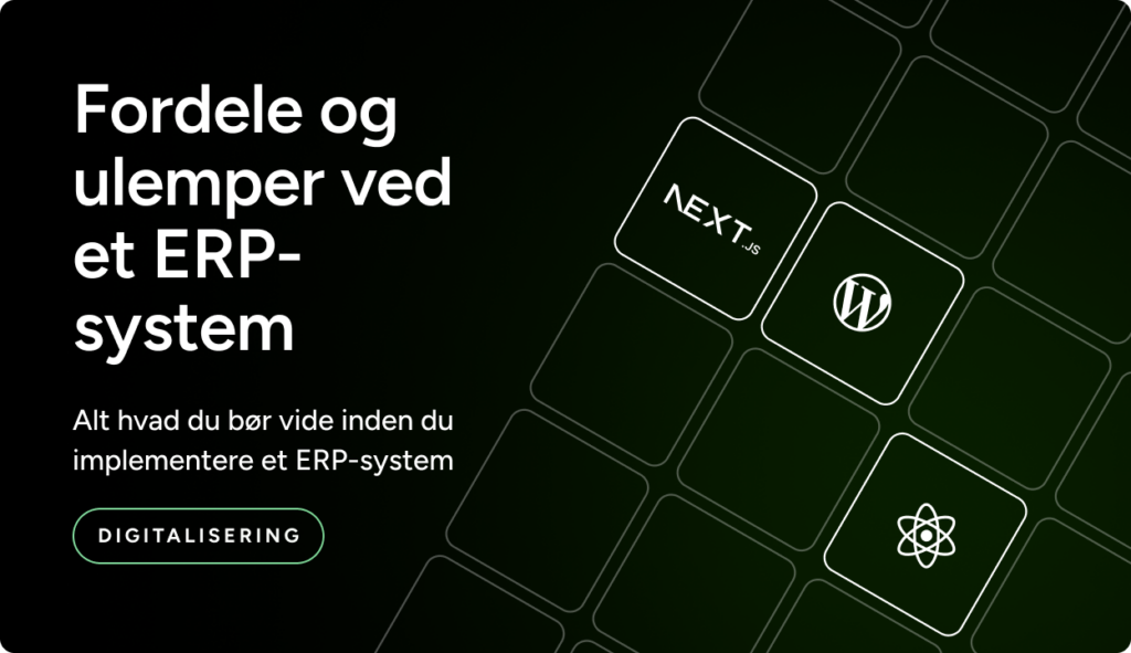 Fordele og ulemper ved et ERP-system | Morningtrain