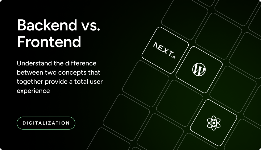 Backend vs. Frontend | What’s the difference? | Morningtrain